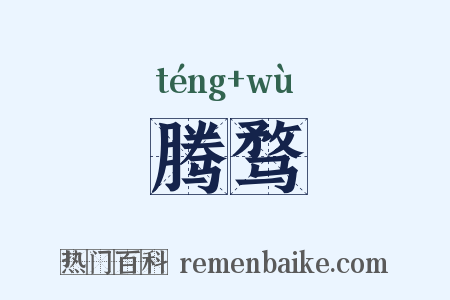 腾骛是什么意思的图片